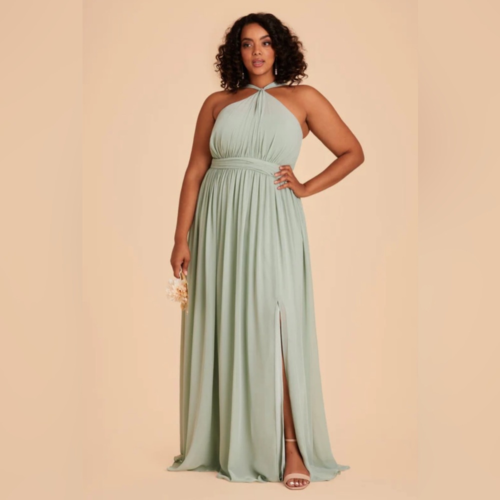 Birdy Grey Sage Halter Maxi Dress